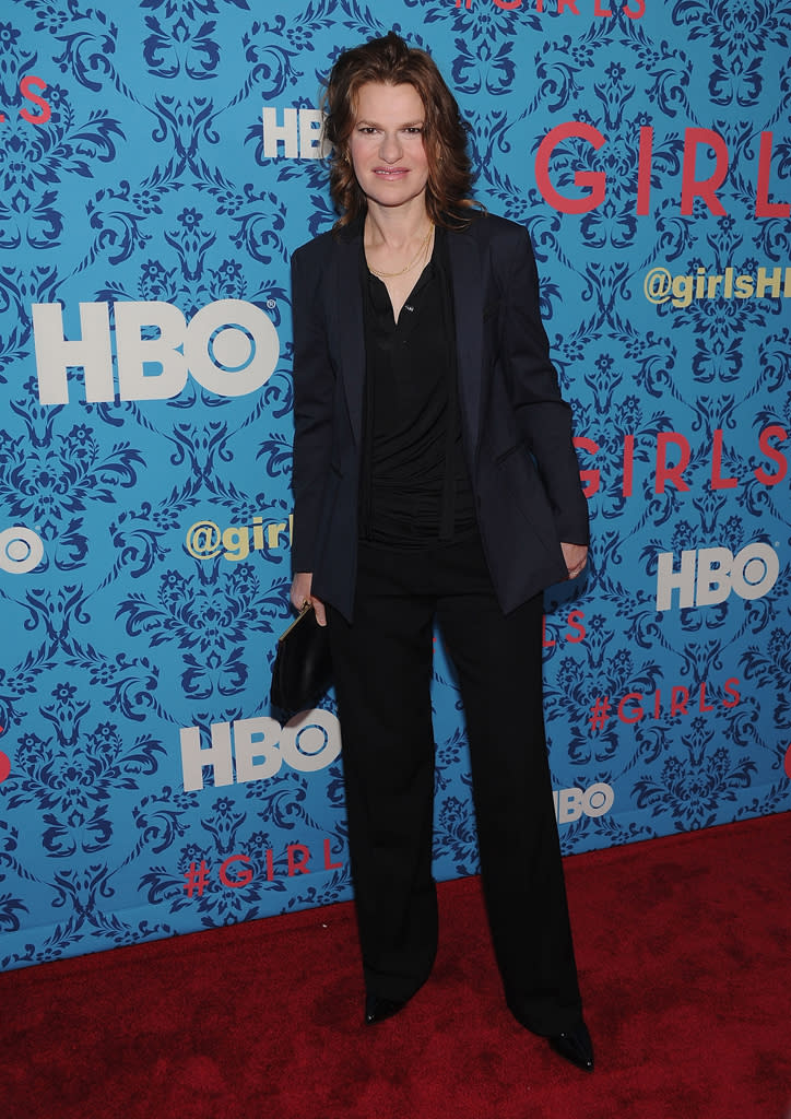 Sandra Bernhard attends the premiere of HBO's "<a href="http://tv.yahoo.com/girls/show/47563" data-ylk="slk:Girls;elm:context_link;itc:0;sec:content-canvas" class="link ">Girls</a>" at the School of Visual Arts Theater on April 4, 2012 in New York City.
