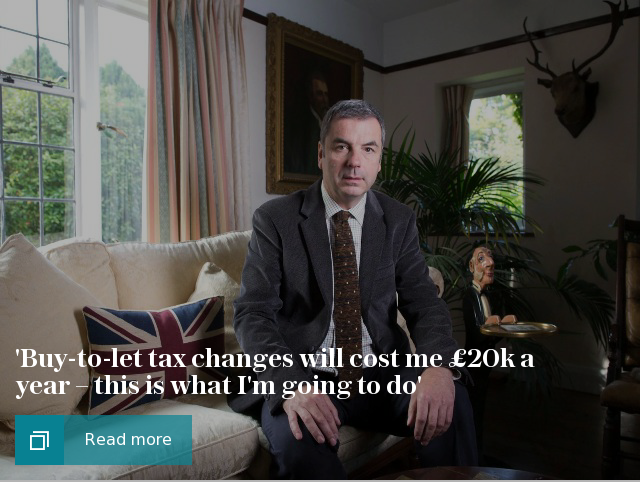 Buy-to-let tax changes will cost me £20k a year – this is what Im going to do