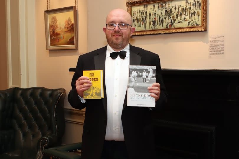 Scott Oliver has won the Wisden Book of the Year award.