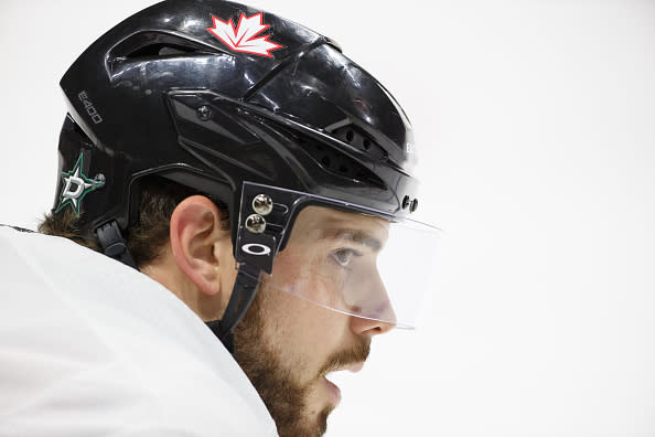 OTTAWA, ON - SEPTEMBER 12: Tyler Seguin #19 of Team Canada looks on during practice in preparation for the World Cup of Hockey at Canadian Tire Centre on September 12, 2016 in Ottawa, Ontario, Canada. (Photo by Andre Ringuette/World Cup of Hockey via Getty Images)