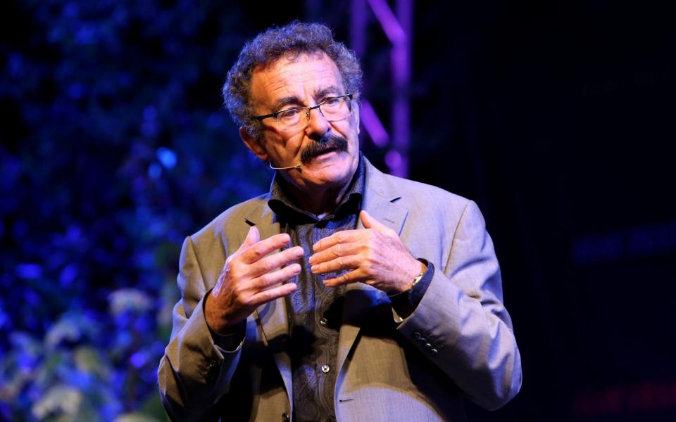 Professor, medical doctor, scientist, and television presenter Lord Robert Winston speaks on the Tata stage on the seventh day of the annual Hay Festival in Hay-on-Wye - Clara Molden