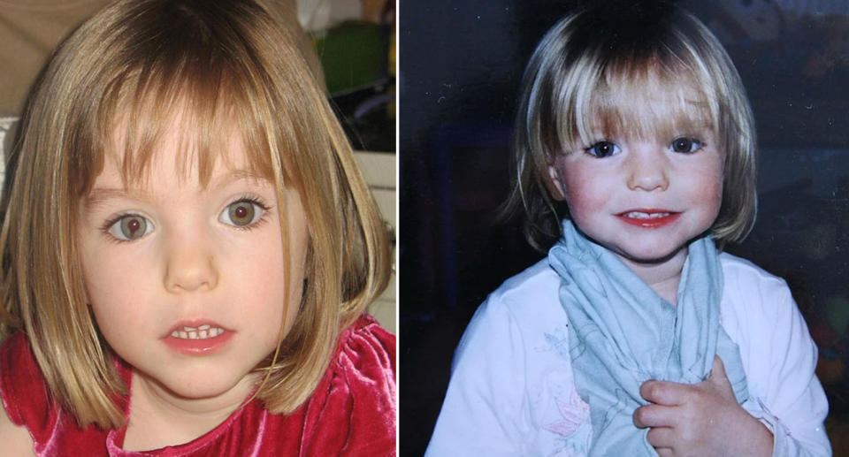 Madelaine disappeared almost 15 years ago in Portugal when she was just three years old. Source:  AP