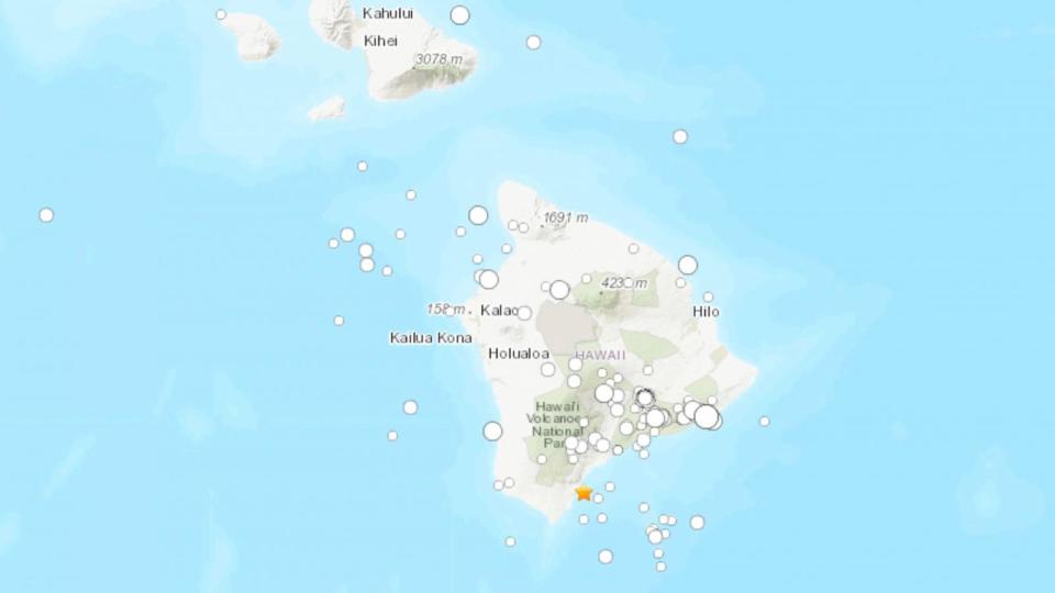 PHOTO: An earthquake was reported in Hawaii, Feb. 9, 2024. (USGS)