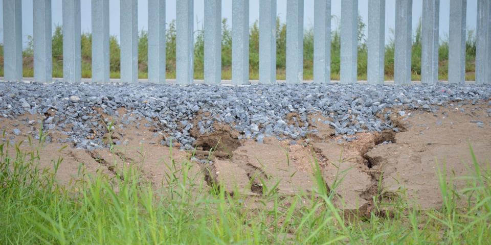 national butterfly center fisher industries wall fence mission texas