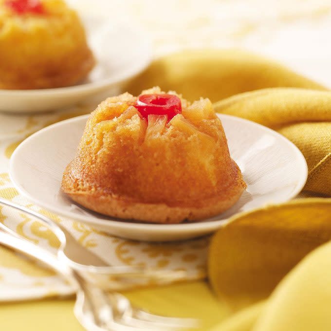 Mini Pineapple Upside-Down Cakes