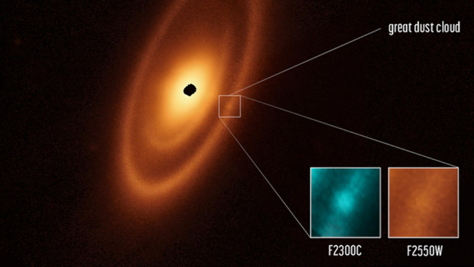 Fomalhaut-JWST-great-dust-cloud