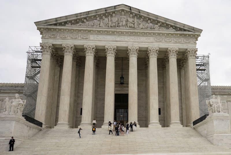 FILE PHOTO: The U.S. Supreme Court building is seen in Washington