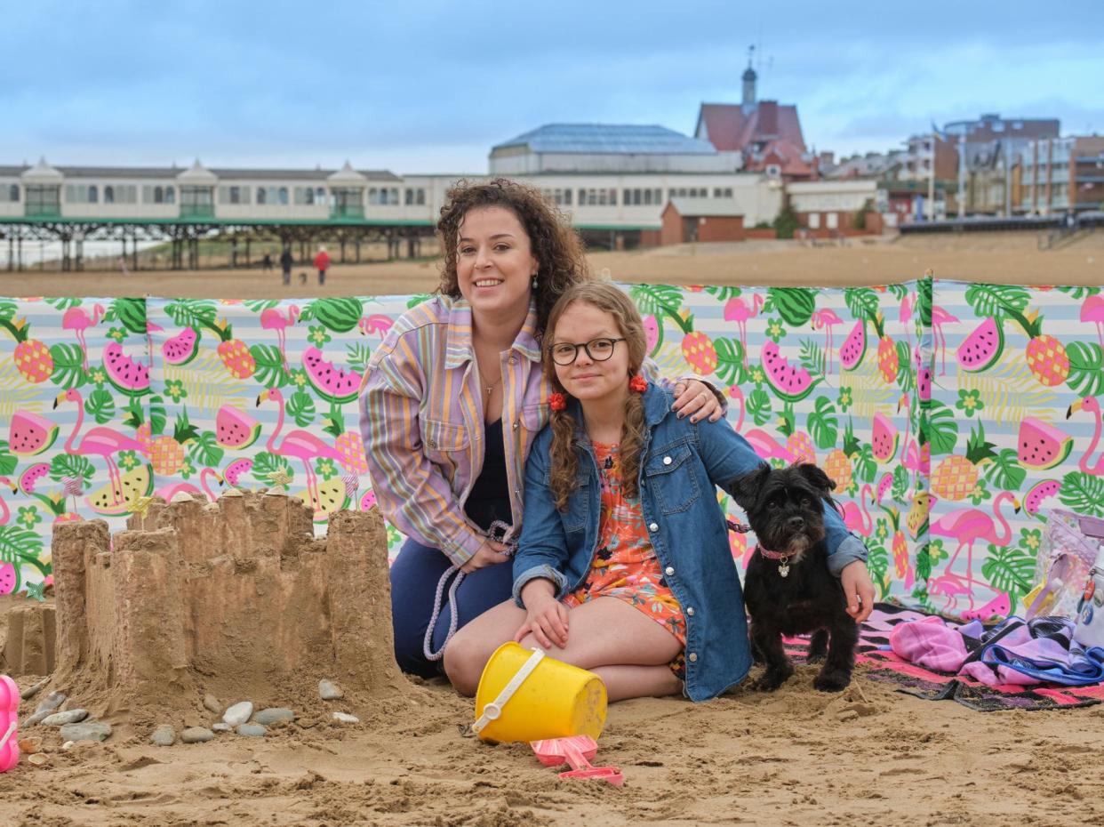 Dani Harmer and Emma Davies as Tracy Beaker and her daughter, Jess in My Mum Tracy Beaker (BBC/Brilliant Films)