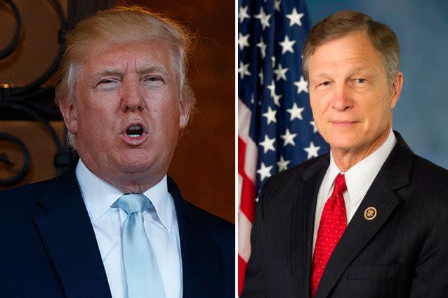 President-elect Donald Trump (left) will put the kibosh on the refugee swap, claims Texas representative Brian Babin (right). Source: AP/Supplied