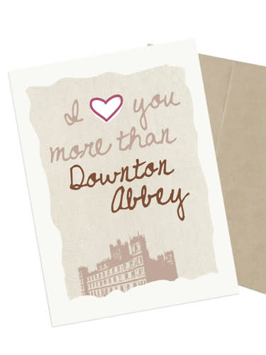 Downton Abbey Greeting Card