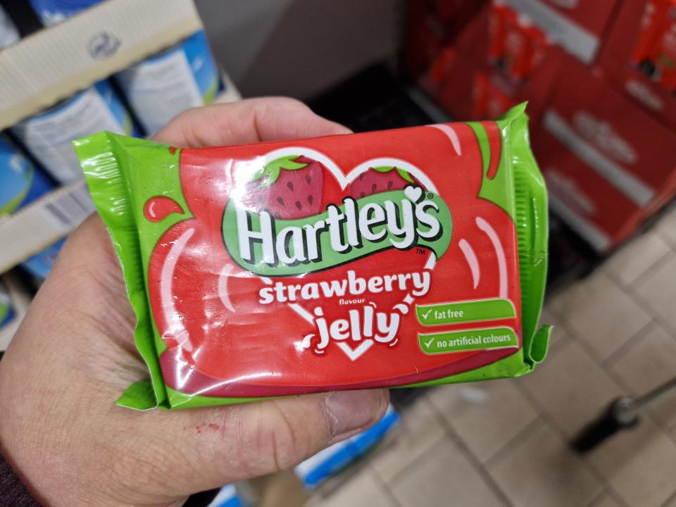 Hartley's strawberry jelly