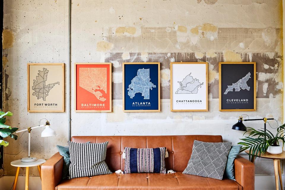 Native Maps offers charming, minimalist city and neighborhood maps. Its founder/owner David Harman is now offering space at his Sunday Studios to fellow artisans.