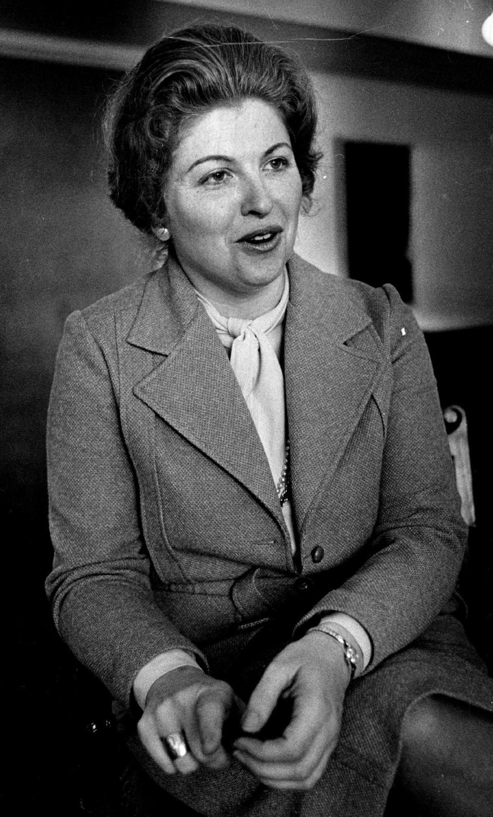 Sarah Weddington is shown here in 1979, six years after she argued and won Roe v. Wade before the Supreme Court. (Denver Post via Getty Images)