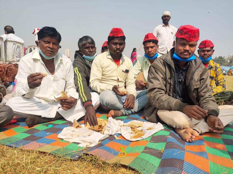 Farmers from 21 districts of Maharashtra made their way to Mumbai on Monday to protest against the Centre’s three new contentious agricultural laws.