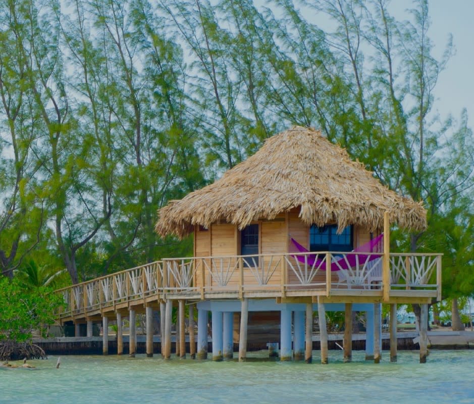 <p>Courtesy of Muy'Ono Resorts</p><p>For a dreamy, all-inclusive island resort, set your sights on Thatch Caye. Eight of the 15 suites are overwater bungalows on this idyllic retreat off the coast of Dangriga along the Belize Barrier Reef. Of course, you’ll spend plenty of time idling away the afternoon hammock-side, but we also recommend barefoot beach walks, swimming in the natural saltwater pool, and booking a massage on your balcony or rooftop deck.</p><p>[from $719 per night; <a href="https://thatchcayebelize.com/" rel="nofollow noopener" target="_blank" data-ylk="slk:thatchcayebelize.com;elm:context_link;itc:0;sec:content-canvas" class="link ">thatchcayebelize.com</a>]</p>