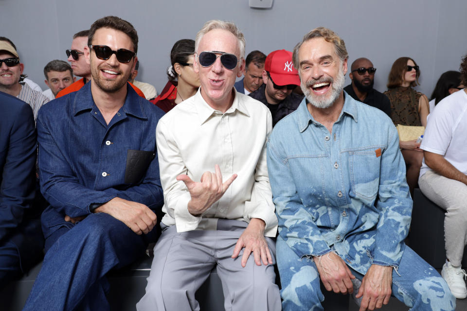 Theo James, Mike White and Murray Bartlet (Pascal Le Segretain / Getty Images)