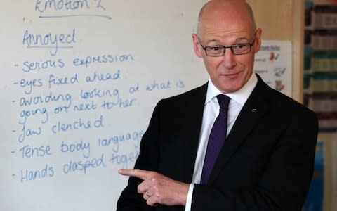 John Swinney, the Scottish Education Minister - Credit: PA