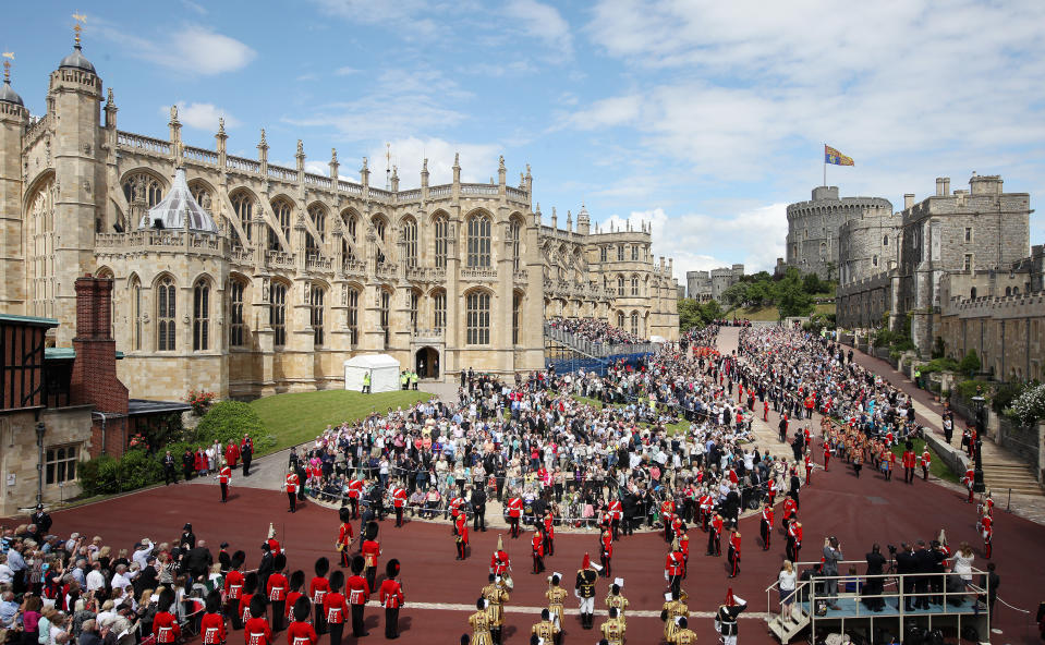 The wedding is set to take about four-and-a-half hours at Windsor Castle. Photo: Getty Images