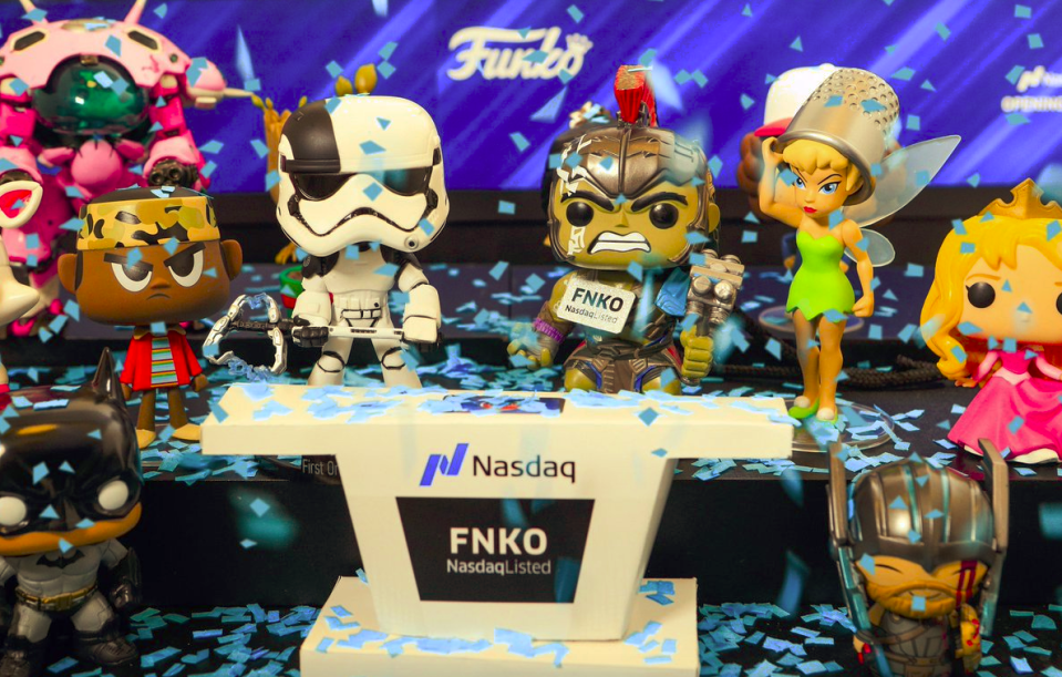Toymaker Funko (FNKO) went public on Thursday. Shares plummeted 33% at the open.