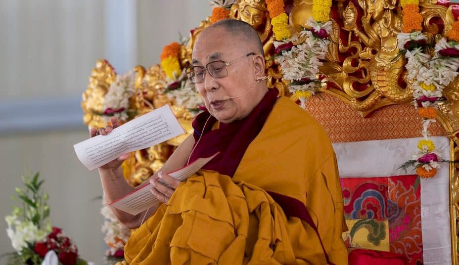 西藏精神領袖達賴喇嘛。(圖：西藏之聲)