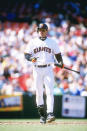 <p><span>Giants first baseman J.T. Snow was nailed in the face by a Randy Johnson fastball during a 1997 exhibition game. He suffered a fractured eye socket, but remained conscious after being struck. Although Snow made an eventual return, his performance was hampered by blurred vision.</span> </p>