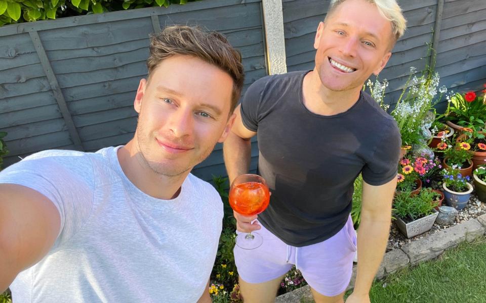 Lachlan Mantell and his partner Luke Whitehouse - TRIANGLE NEWS