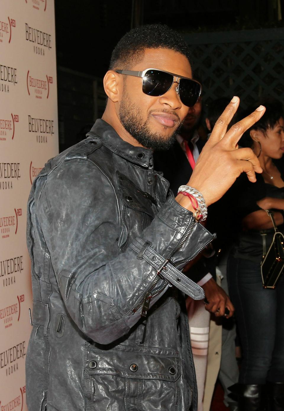 (BELVEDERE) RED Launches With Usher - Red Carpet