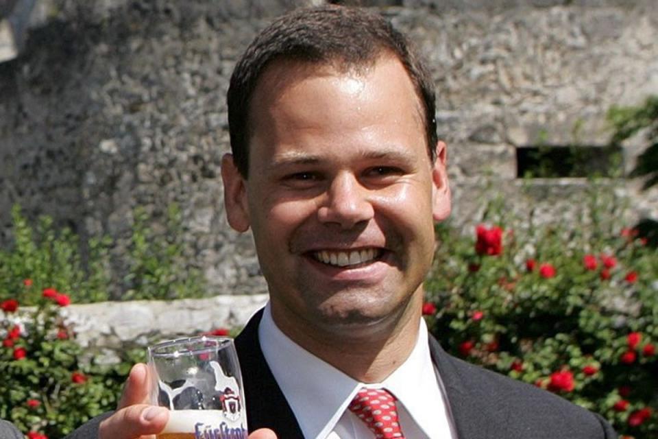 <p>Arno Balzarini/EPA/Shutterstock </p> Prince Constantin of Liechtenstein in 2004.