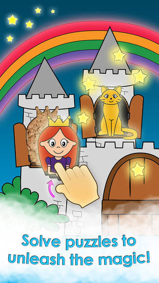 Princess Games Activity Puzzle and Fairy Tale Puzzles for Kids, Girls, and Little Fairies 公主遊戲，app說明由三嘻行動哇@Dr.愛瘋所提供