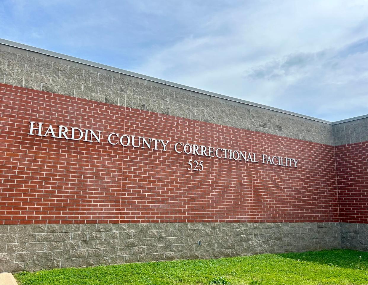 Outside of the Hardin County Correctional Facility on April 15, 2024 in Savannah, Tenn.