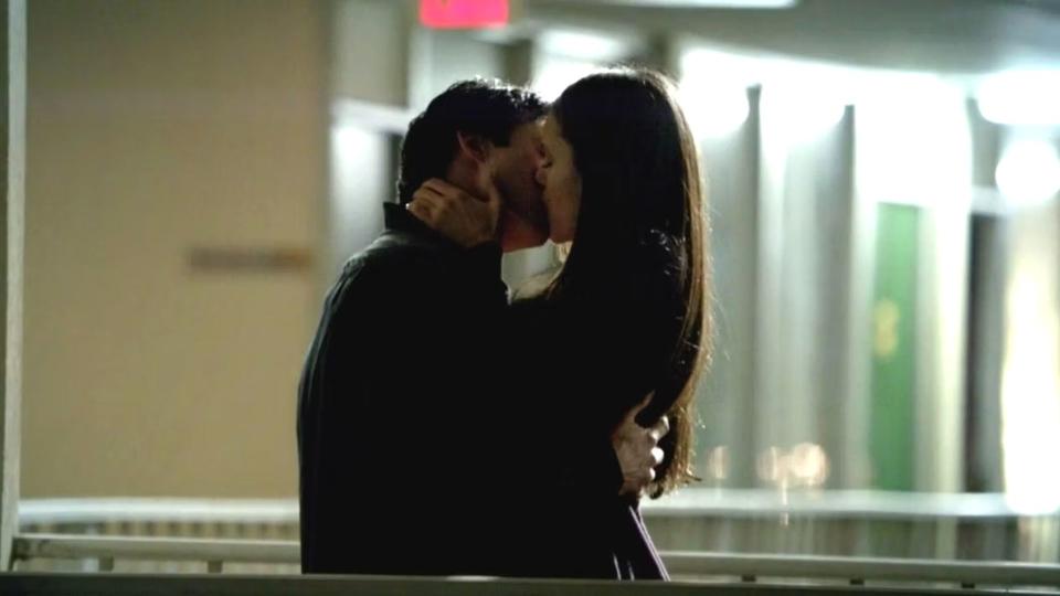 Ian Somerhalder and Nina Dobrev in The Vampire Diaries