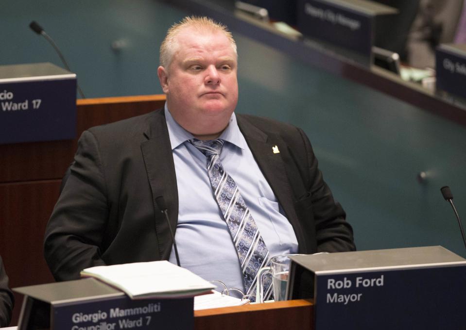 Toronto Mayor Rob Ford