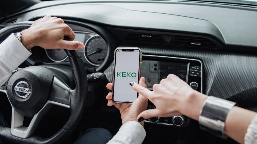 Keko permite completar toda la operación desde la app. Tiene más de 120 sitios de retiro y entrega en el país
