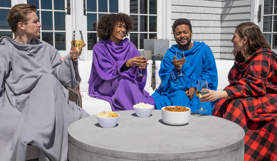 One for you, a few for them — you'll be the most popular gifter this holiday season with the Sherpa Snuggie!