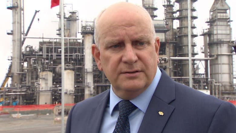 Rail use at Irving Oil refinery in Saint John drops to 10%