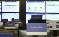 FILE PHOTO: General view of Facebook's elections Operation Centre in Dublin