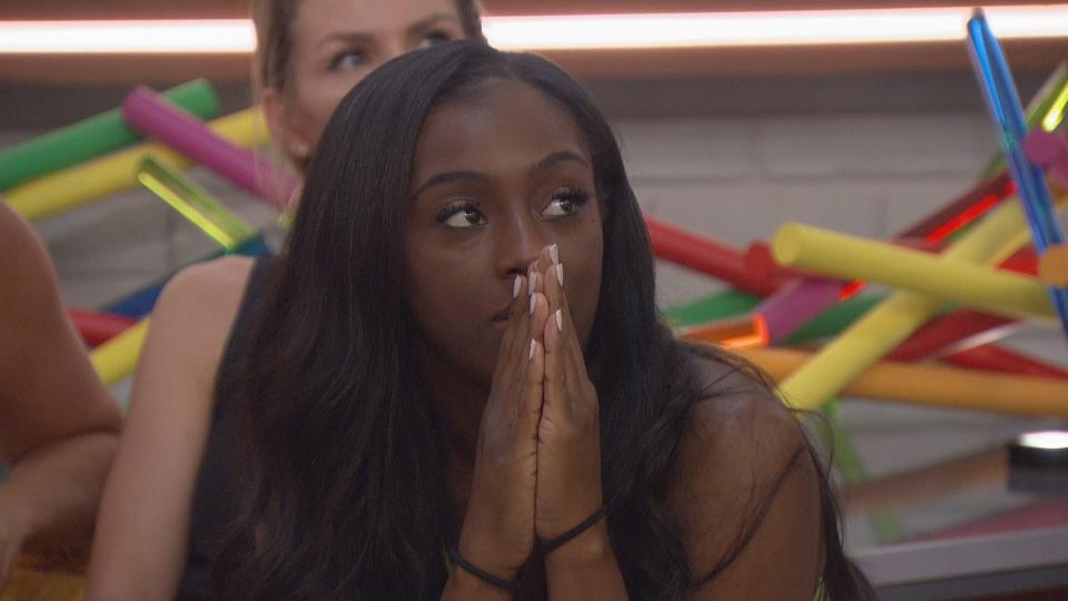 Da'Vonne Rogers competes on the premiere of "Big Brother: All-Stars."