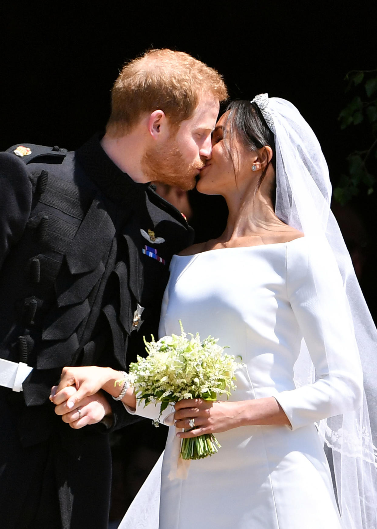 Prince Harry and Meghan Markle release their wedding photographs on their first wedding anniversary