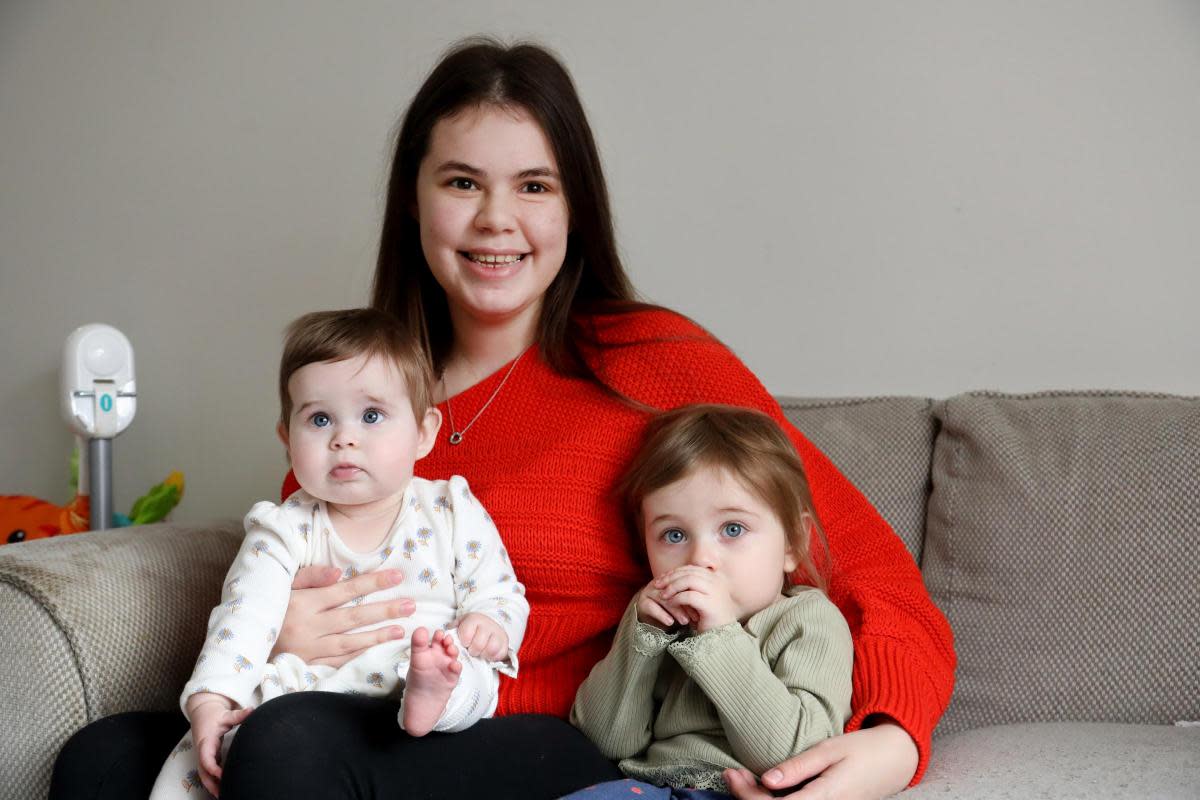 Milly and her daughters Otillie, left, and Tallulah <i>(Image: Milly Hadden)</i>