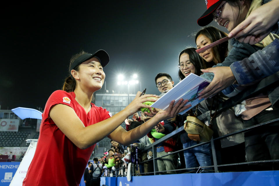 2019 WTA Shenzhen Open - Main Draw Day 7 (Final) (Visual China Group via Getty Images file)