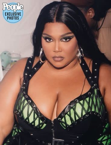 <p>Courtesy of Clinique and Alexx Mayo</p> Lizzo on tour