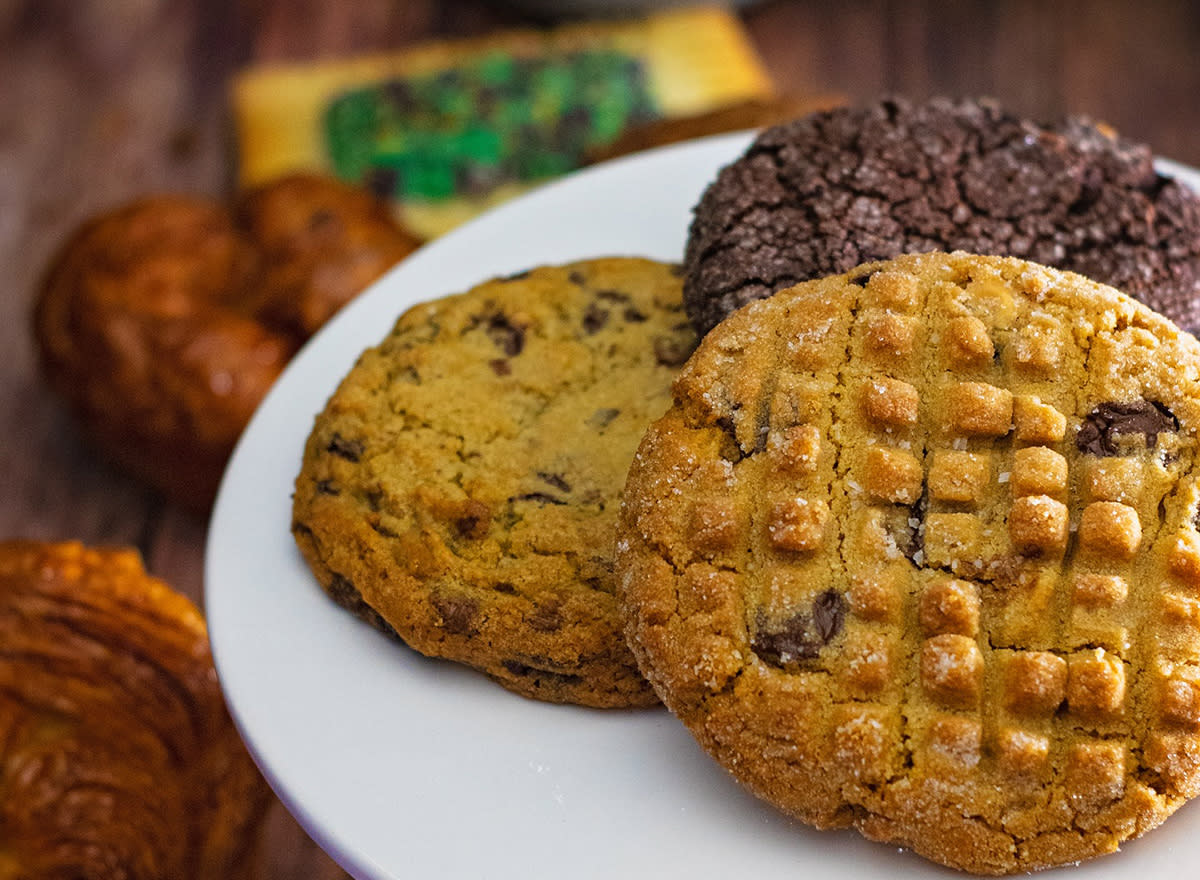 Cookies on display at Bakery Lorraine in San Antonio.