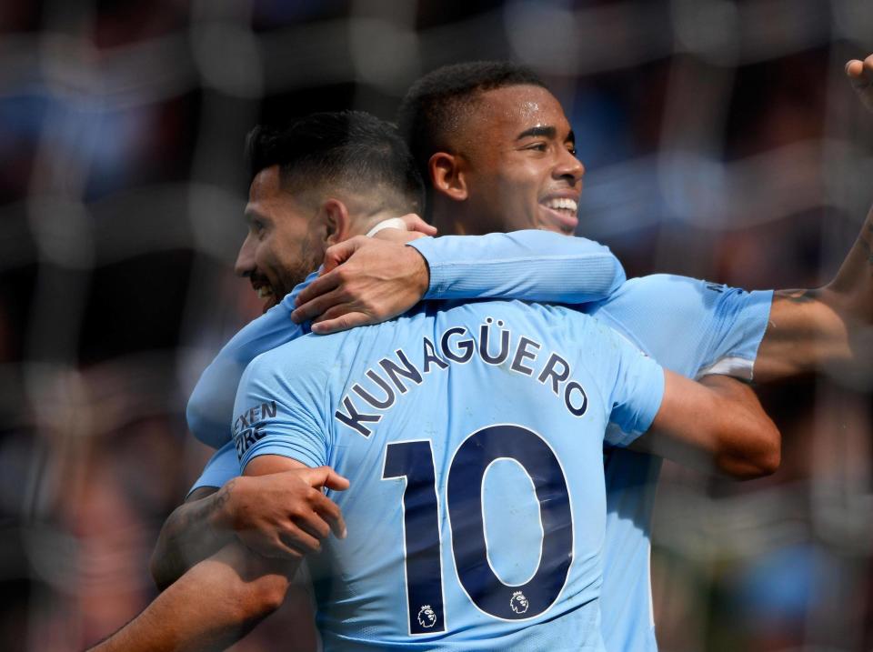 Pep Guardiola explains why Sergio Aguero and Gabriel Jesus can't play together for Manchester City