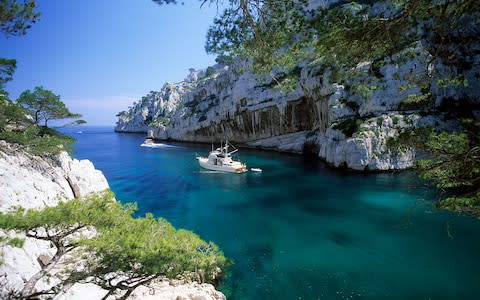 The calanques, Marseilles, Provence - Credit: Getty