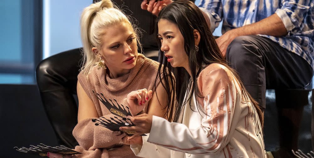 brittany allen and anna zhou photo in season 20 episode 4 of project runway