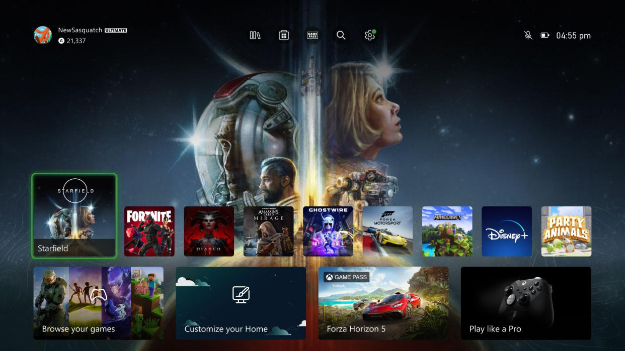  Xbox Series X new UI 