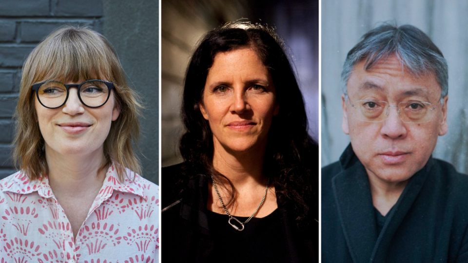 (From left to right) Sarah Polley, Laura Poitras and Kazuo Ishiguro.