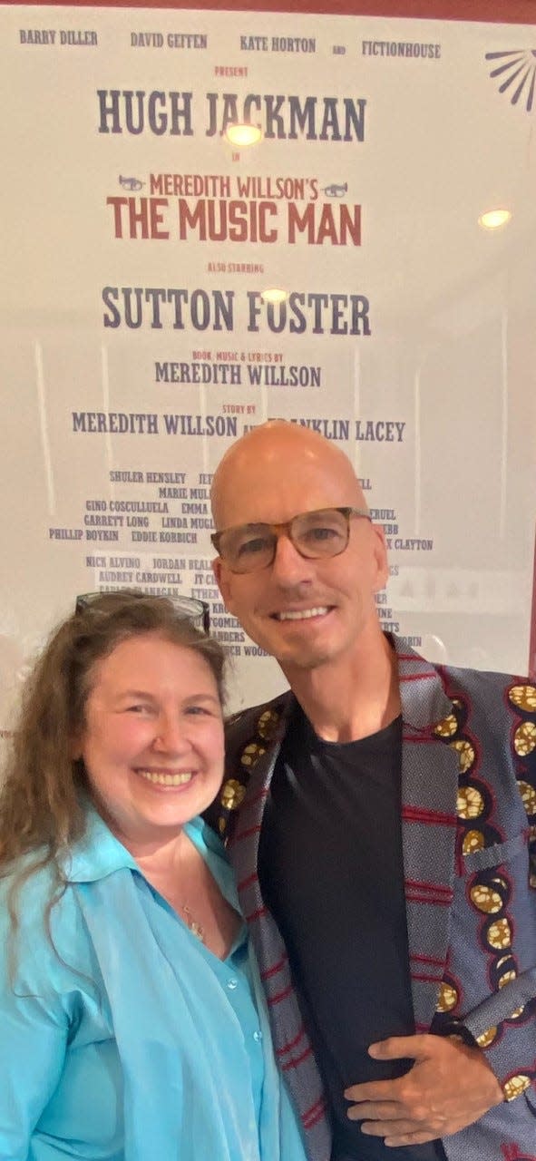 Carol Livingstone Holderman and Scott Fifer recently reunited after 44 years. The two starred in Winnacunnet High School’s production of “The Music Man” in 1978.