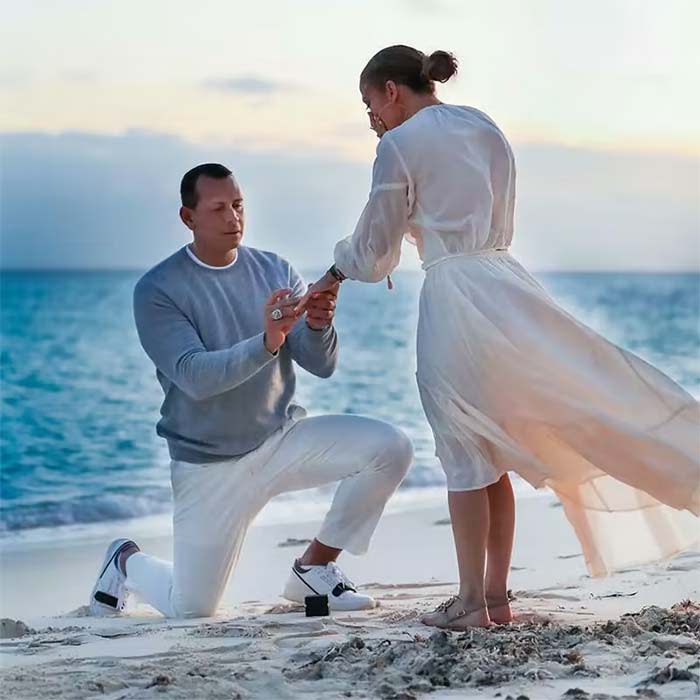 Jennifer Lopez y Alex Rodriguez se comprometieron en 2019