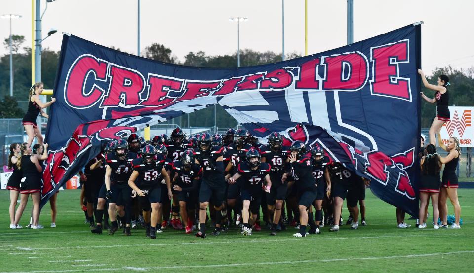 Creekside gained more than 700 yards on offense against Navarre in Friday's football playoff.